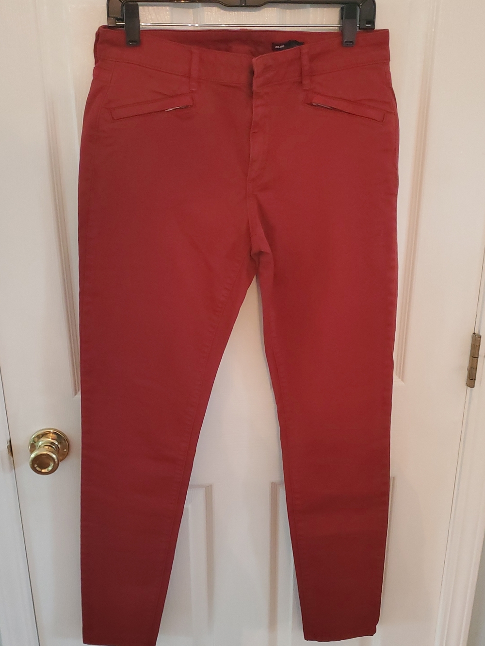 Club Monaco Women’s Slim Fit Red Jeans
